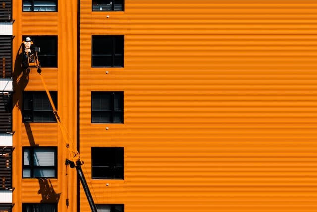Orange colored picture